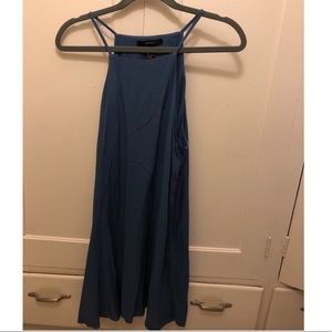 Flowy Blue Halter Dress